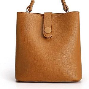 Crossbody Handbag for Women Top-Handle Leather Fashion Tote Shoulder Bag Medium